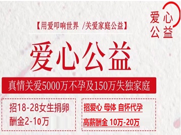 大悟捐卵助孕生子 爱心志愿者招募